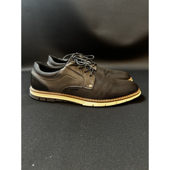 John Ashford Other - Ashford Hayes Men's Size 10M Black Dress Casual Oxford Comfort Shoes Lightweight